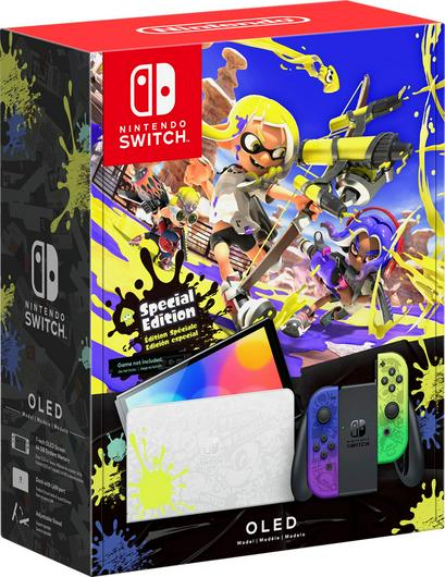 Nintendo Switch OLED [Splatoon 3 Special Edition] Cover Art