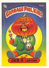 JACK O. Lantern #153a 1986 Garbage Pail Kids Prices