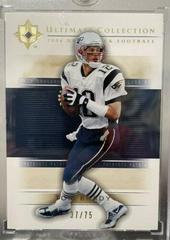 Tom Brady [Gold] Football Cards 2004 Upper Deck Ultimate Collection Prices