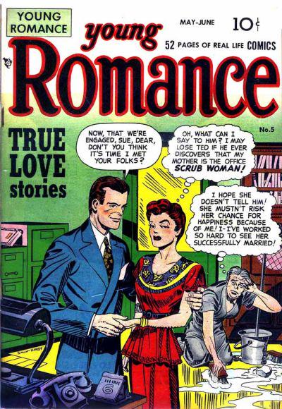 Young Romance #5 (1948) Comic Books Young Romance