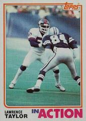 Lawrence Taylor Football Cards 1982 Topps Prices