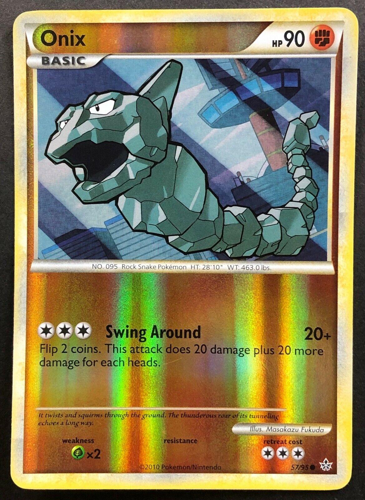 Onix [Reverse Holo] 57 Prices Pokemon Unleashed Pokemon Cards