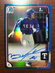 Michael de Leon [Blue Refractor] #BCAP-MDL Baseball Cards 2015 Bowman Chrome Autograph Prospect Prices