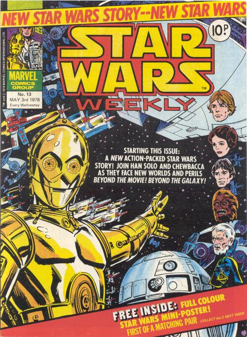 Star Wars Weekly #13 (1978) Comic Books Star Wars Weekly