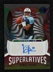 Vince Young [Purple] #SU-6 Football Cards 2021 Panini Illusions Superlatives Signs Prices