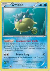 Qwilfish [Reverse Holo] #21 Pokemon Flashfire Prices
