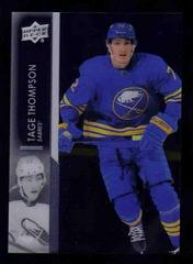 Tage Thompson [Clear Cut] Hockey Cards 2021 Upper Deck Prices