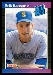 Erik Hanson #32 Baseball Cards 1989 Donruss Prices