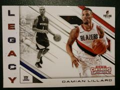 Damian Lillard Basketball Cards 2018 Panini Contenders Draft Picks Legacy Prices