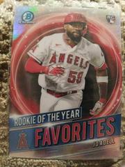 Jo Adell [Mega Box Mojo] #RRY-JA Baseball Cards 2021 Bowman Chrome Rookie of the Year Favorites Prices