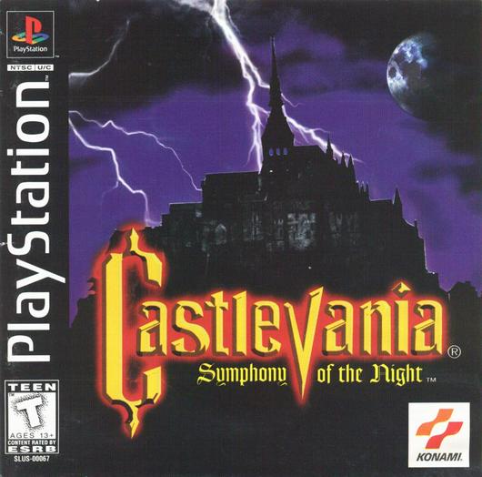 Castlevania Symphony of the Night Cover Art