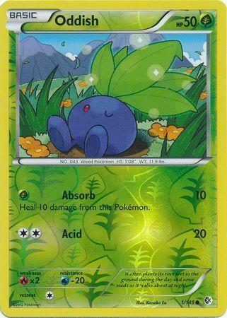 Oddish [Reverse Holo] #1 Pokemon Boundaries Crossed