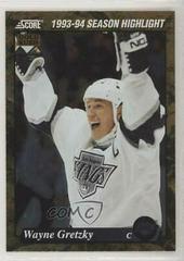 Wayne Gretzky [Gold Rush] #662 Hockey Cards 1993 Score Prices