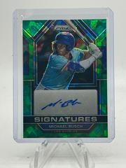 Michael Busch [Green Ice] #SIG-MB Baseball Cards 2023 Panini Prizm Signatures Prices