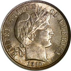 1910 [PROOF] Coins Barber Dime Prices