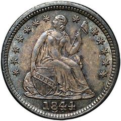 1844 Coins Seated Liberty Half Dime Prices