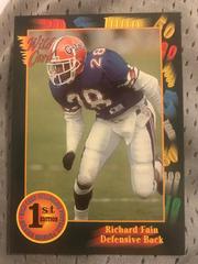 Richard Fain Football Cards 1991 Wild Card College Draft Picks Prices