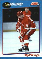 Sergei Fedorov [Bilingual] Hockey Cards 1991 Score Canadian Prices
