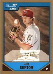 Jared Burton [Gold] #BP101 Baseball Cards 2007 Bowman Prospects Prices