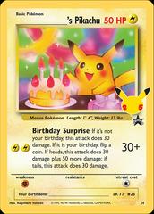 Fast Service! Pokemon TCG Online Celebrations Birthday Pikachu 24 DIGITAL CARD 