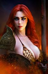 The Invincible Red Sonja [Repin] #4 (2021) Comic Books Invincible Red Sonja Prices