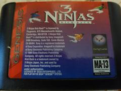 Cartridge (Front) | 3 Ninjas Kick Back Sega Genesis