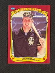 Joe Orsulak #83 Baseball Cards 1986 Fleer Star Stickers Prices