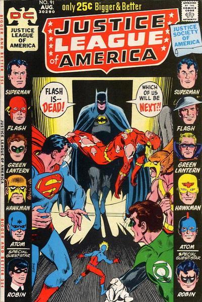 Justice League of America #91 (1971) Comic Books Justice League of America