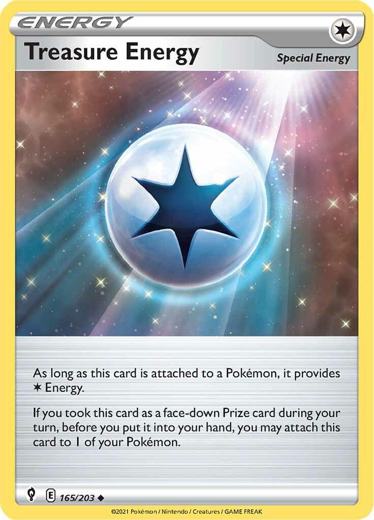 Treasure Energy #165 Pokemon Evolving Skies