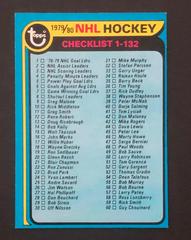 Checklist 1-132 Hockey Cards 1979 Topps Prices