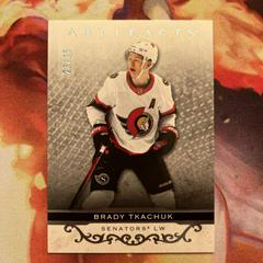 Brady Tkachuk [Light Blue Steel] Hockey Cards 2021 Upper Deck Artifacts Prices