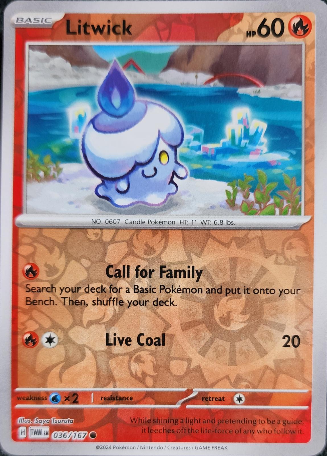 Litwick [Reverse Holo] #36 Prices | Pokemon Twilight Masquerade | Pokemon Cards