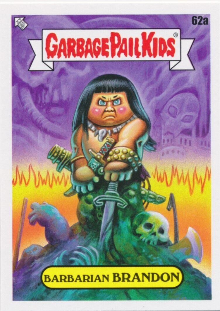 Barbarian Brandon #62a Garbage Pail Kids Book Worms