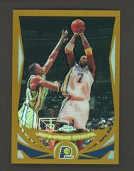 Jermaine O'Neal [Gold Refractor] Basketball Cards 2004 Topps Chrome Prices