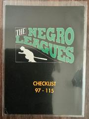 Negro Leagues Checklist #115 Baseball Cards 1993 Ted Williams Co Prices