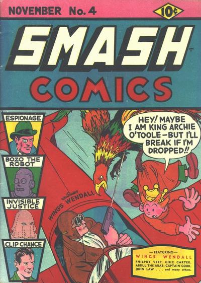 Smash Comics #4 (1939) Comic Books Smash Comics