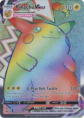 Pikachu VMax Gigantamax Silver Foil Pokemon Card 310hp