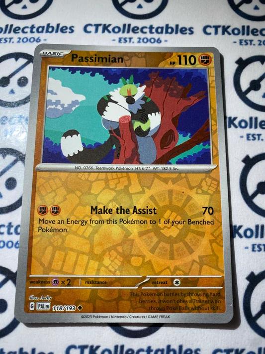 Passimian [Reverse Holo] #118 Pokemon Paldea Evolved