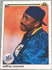 Jefferey Leonard Baseball Cards 1990 Upper Deck Prices