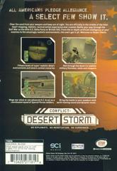 Back Cover | Conflict: Desert Storm PC Games