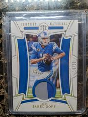 Jared Goff Century Materials [Patch Card] #CEN-JGO Football Cards 2022 Panini National Treasures Prices