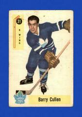 Barry Cullen #31 Hockey Cards 1958 Parkhurst Prices