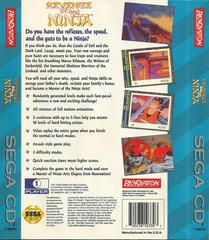 Revenge Of The Ninja - Back | Revenge of the Ninja Sega CD
