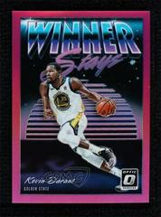 Kevin Durant [Pink] Basketball Cards 2018 Panini Donruss Optic Winner Stays Prices
