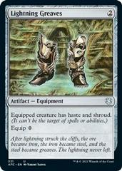 Lightning Greaves Magic Adventures in the Forgotten Realms Commander Prices