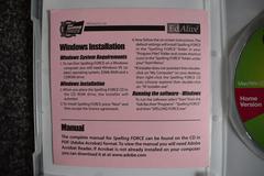 Installation Instructions Paper From Inside Case | Kiwi Spelling Force PC Games