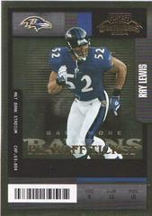 Ray Lewis [Playoff Ticket] Football Cards 2004 Playoff Contenders Prices