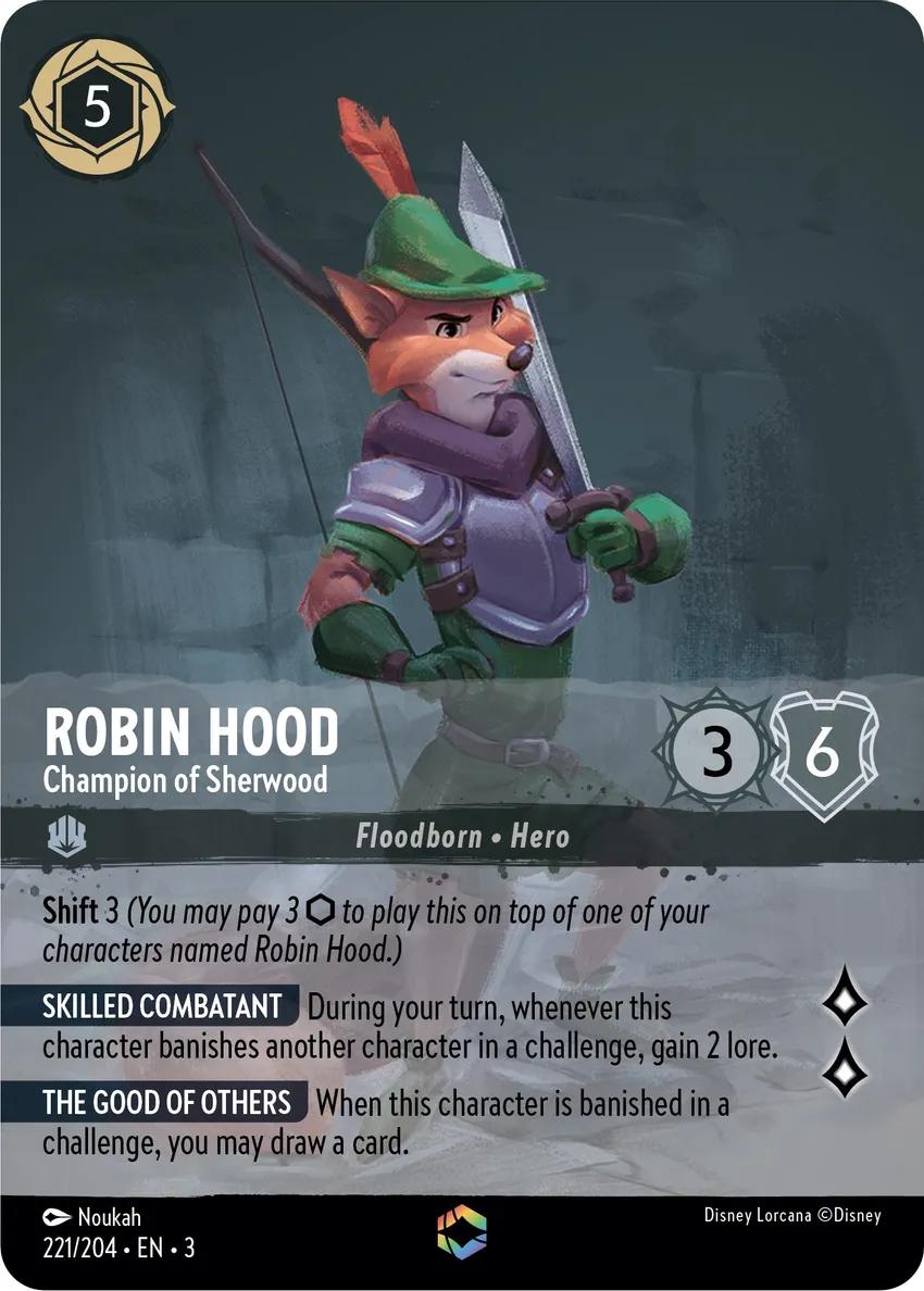 Robin Hood - Champion Of Sherwood #221 Lorcana Into the Inklands