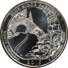 2015 P [BLUE RIDGE] Coins America the Beautiful Quarter Prices