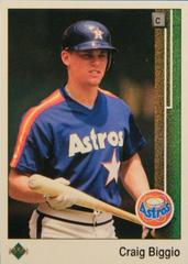 Craig Biggio #273 Baseball Cards 1989 Upper Deck Prices